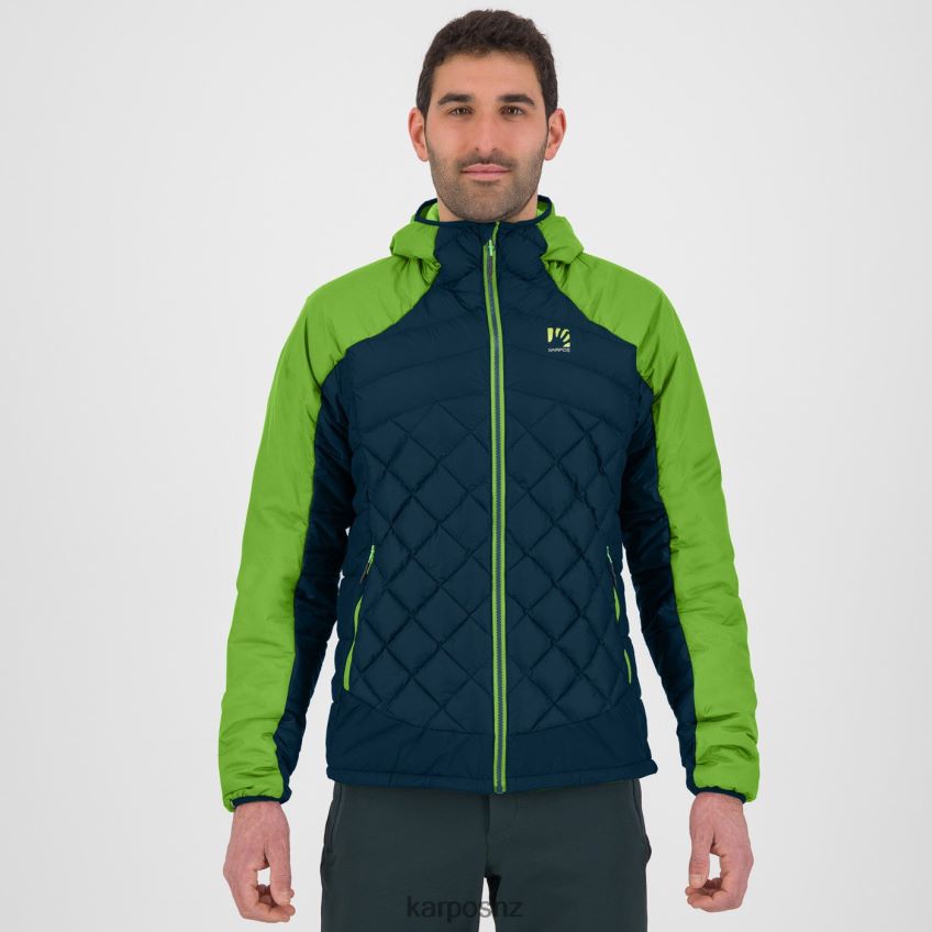 Jacket| MIDNIGHT/GREEN FLASH 0848P872 Karpos LASTEI ACTIVE PLUS JACKET Men