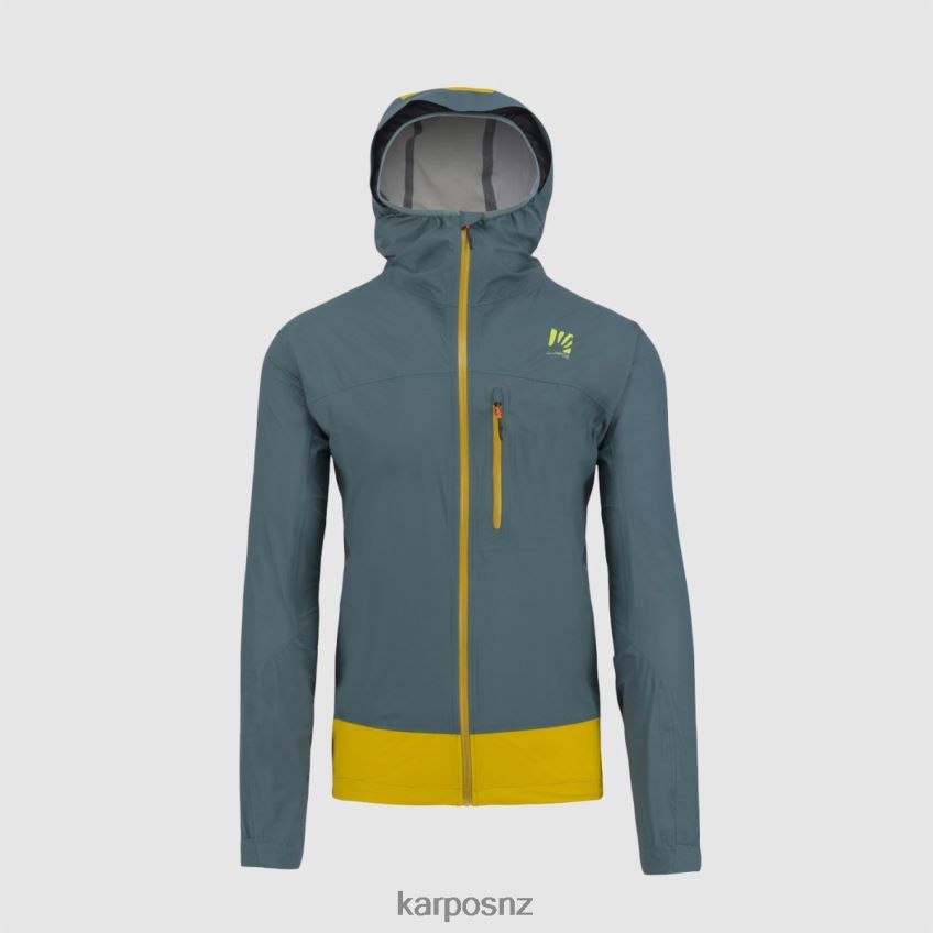 Jacket| NORTH ATLANTIC/LEMON CURRY 0848P8101 Karpos LOT RAIN JACKET Men
