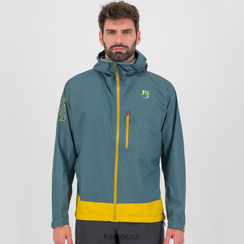 Jacket| NORTH ATLANTIC/LEMON CURRY 0848P8101 Karpos LOT RAIN JACKET Men