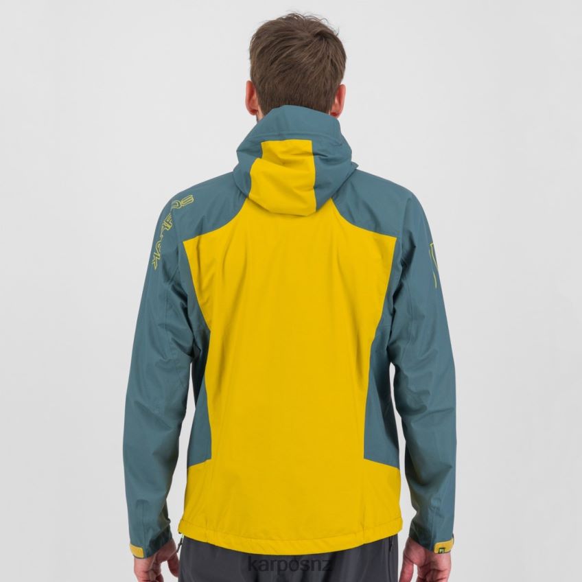 Jacket| NORTH ATLANTIC/LEMON CURRY 0848P8101 Karpos LOT RAIN JACKET Men