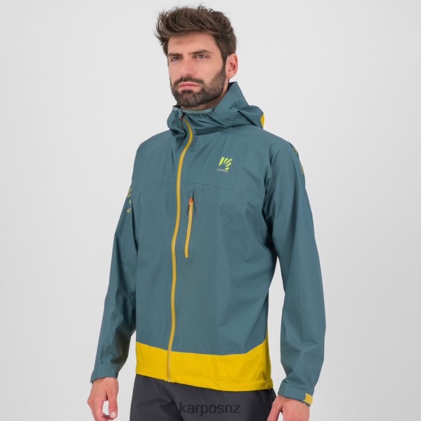 Jacket| NORTH ATLANTIC/LEMON CURRY 0848P8101 Karpos LOT RAIN JACKET Men
