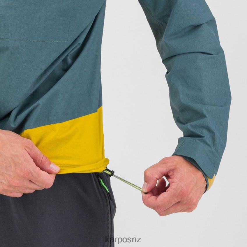 Jacket| NORTH ATLANTIC/LEMON CURRY 0848P8101 Karpos LOT RAIN JACKET Men