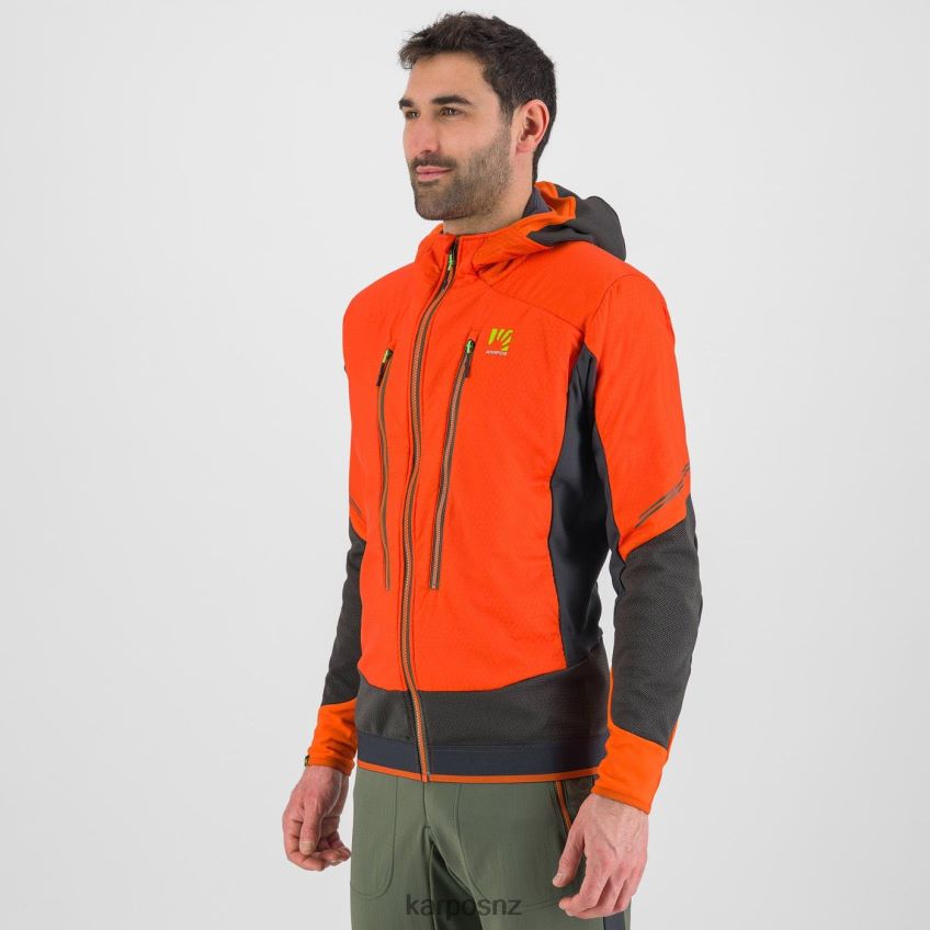 Jacket| SPICY ORANGE/BLACK SAND 0848P891 Karpos ALAGNA PLUS EVO JACKET Men