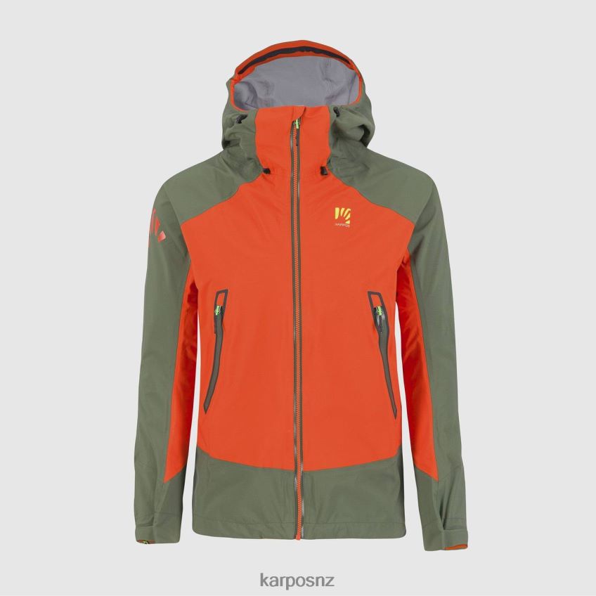 Jacket| SPICY ORANGE/THYME 0848P828 Karpos STORM EVO JACKET Men