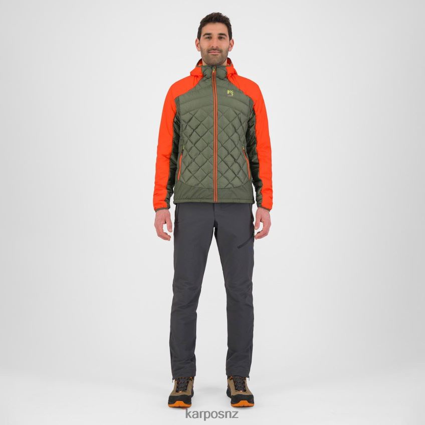 Jacket| THYME/SPICY ORANGE 0848P873 Karpos LASTEI ACTIVE PLUS JACKET Men