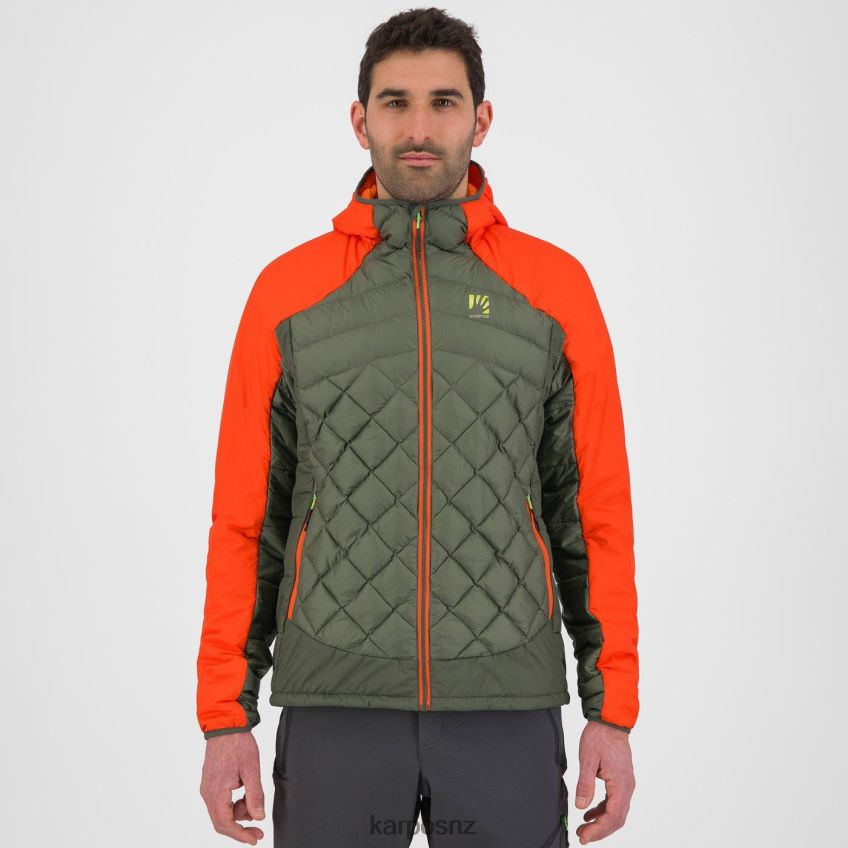 Jacket| THYME/SPICY ORANGE 0848P873 Karpos LASTEI ACTIVE PLUS JACKET Men