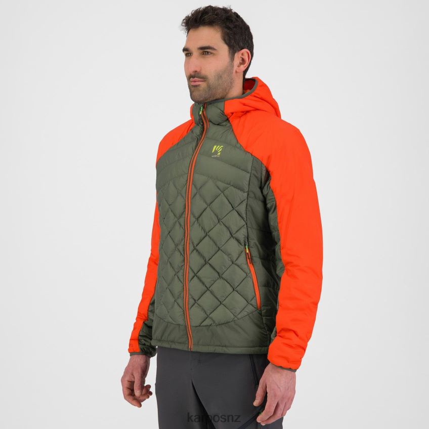 Jacket| THYME/SPICY ORANGE 0848P873 Karpos LASTEI ACTIVE PLUS JACKET Men