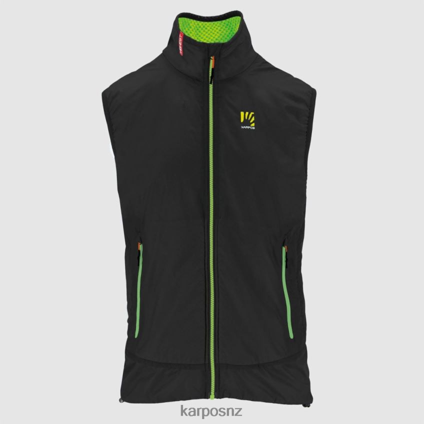Vest| BLACK/JASMINE GREEN 0848P8128 Karpos K-PERFORMANCE HYBRID VEST Men