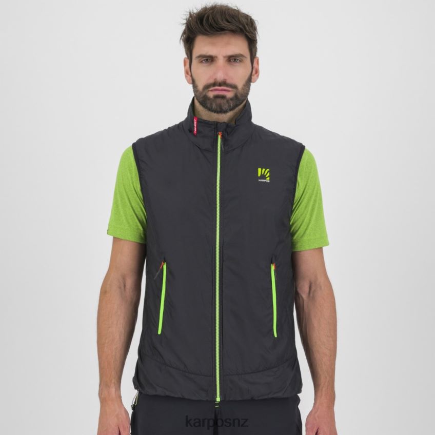 Vest| BLACK/JASMINE GREEN 0848P8128 Karpos K-PERFORMANCE HYBRID VEST Men