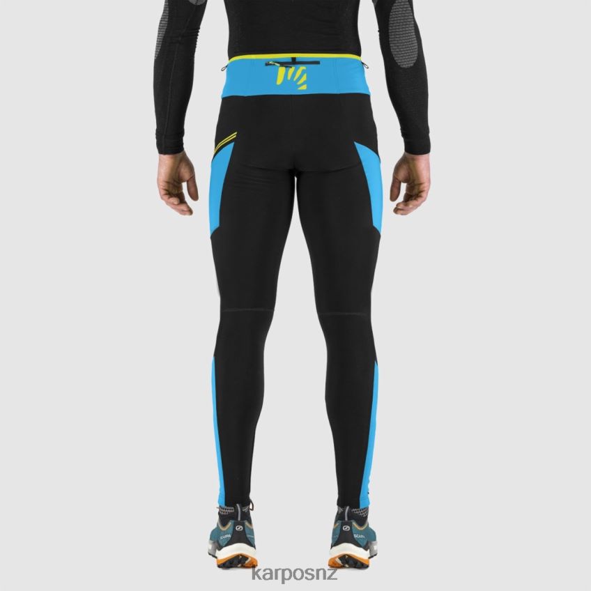 Pant| BLACK/BLUE JEWEL 0848P8576 Karpos LAVAREDO PLUS WINTER TIGHT Men