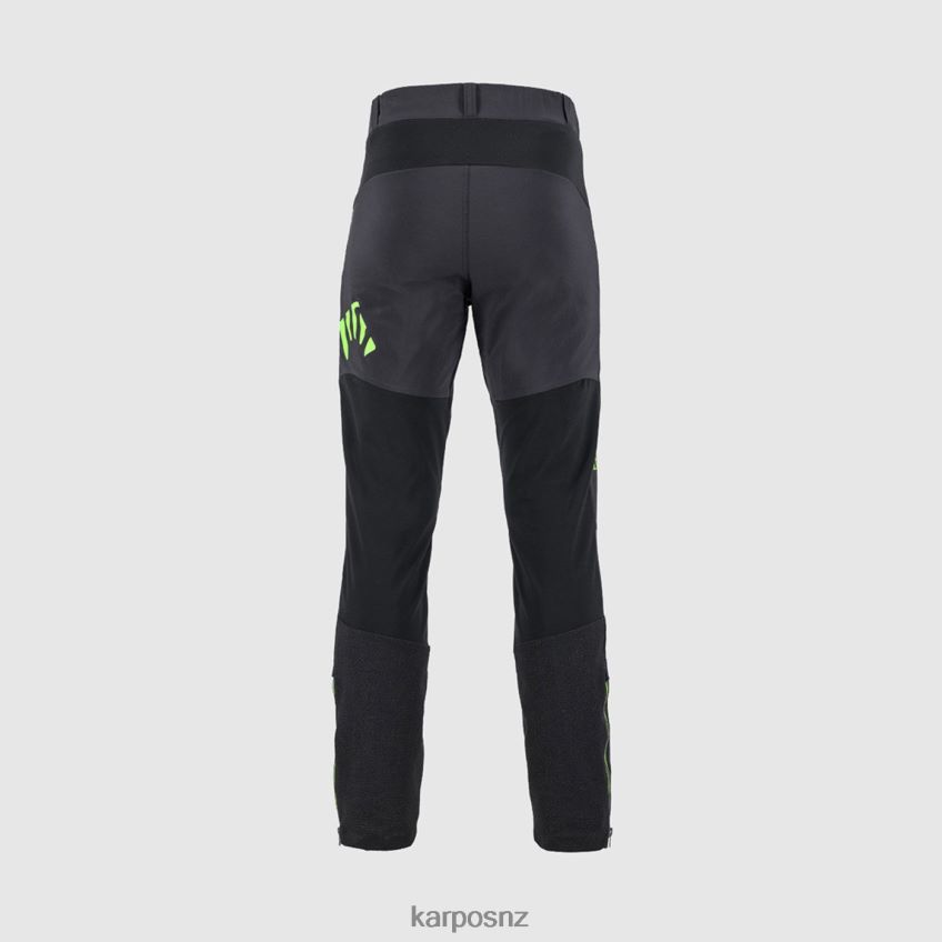 Pant| BLACK GREEN FLUO 0848P8460 Karpos K-PERFORMANCE MOUNTAINEER PANTS Men