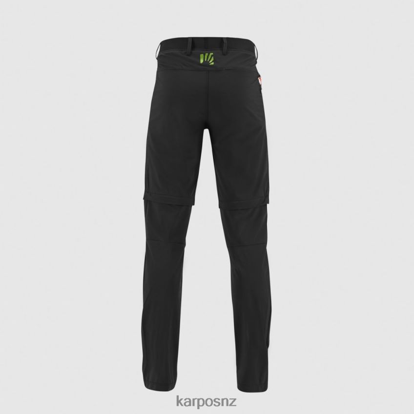 Pant| BLACK/JASMINE GREEN 0848P8611 Karpos TRE CIME ZIP-OFF PANT Men