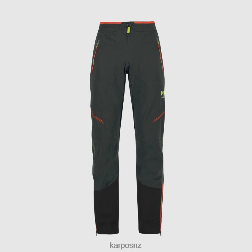 Pant| BLACK SAND/SPICY ORANGE 0848P8477 Karpos ALAGNA PLUS EVO PANT Men