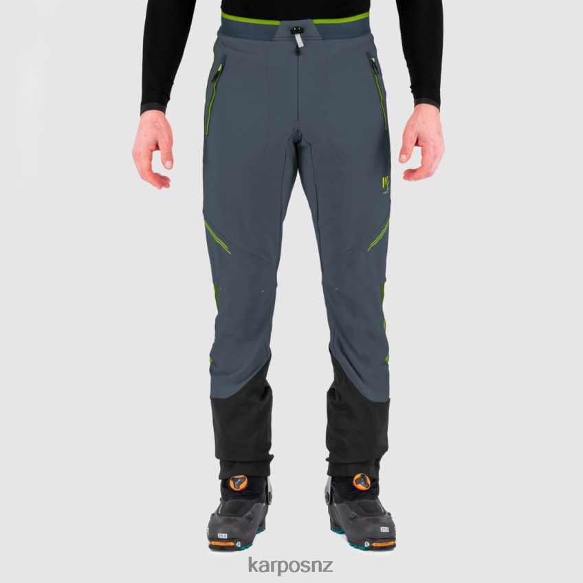 Pant| DARK SLATE/LIME GREEN 0848P8472 Karpos ALAGNA PLUS EVO PANT Men