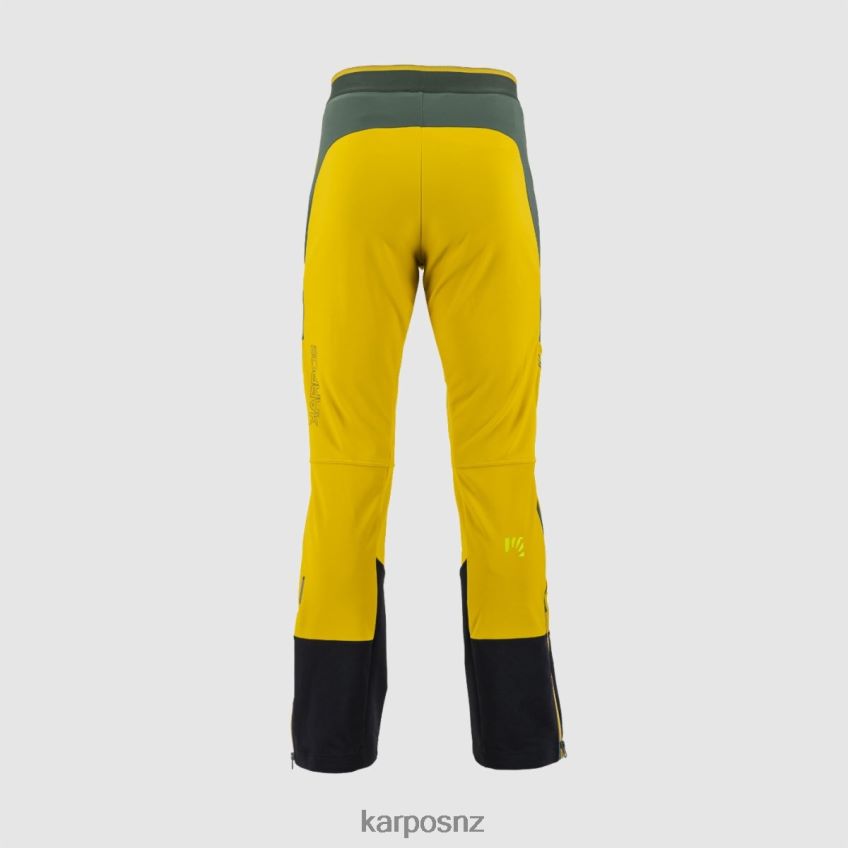 Pant| GOLD FLAKE/JUNGLE GREEN 0848P8471 Karpos ALAGNA PLUS EVO PANT Men