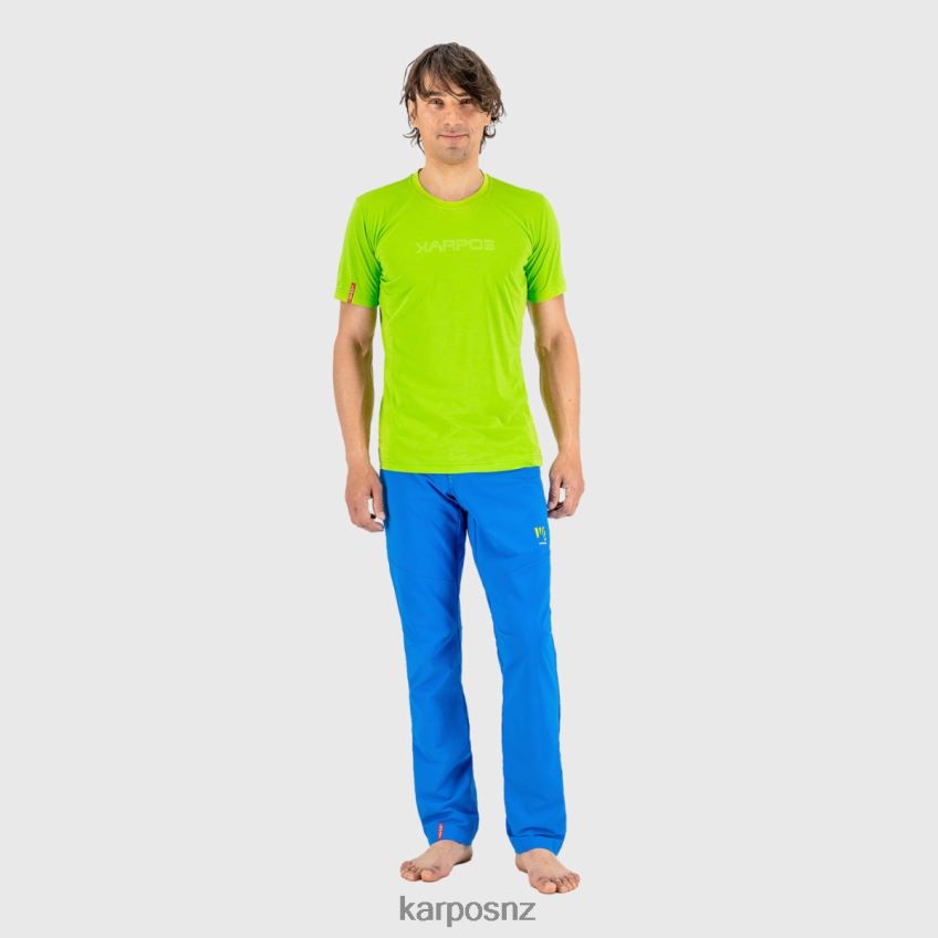 Pant| INDIGO B/JASMINE GREEN 0848P8503 Karpos K-PERFORMANCE ROCK CLIMBING PANT Men