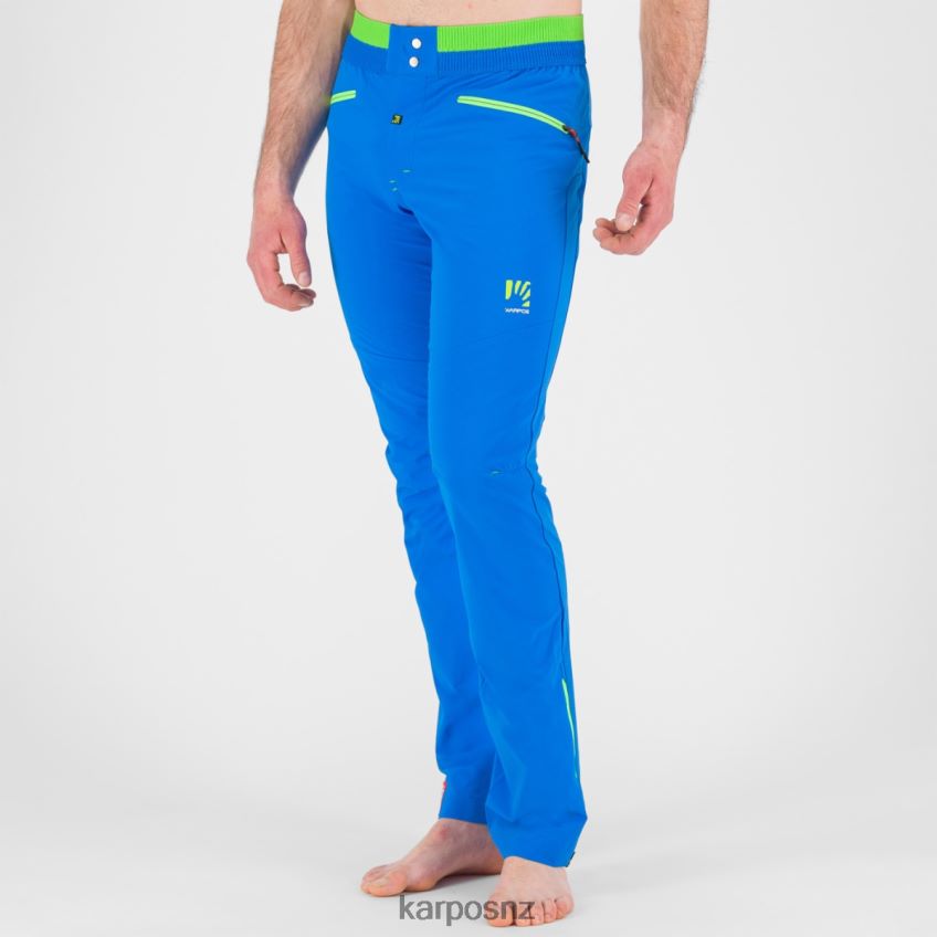 Pant| INDIGO B/JASMINE GREEN 0848P8503 Karpos K-PERFORMANCE ROCK CLIMBING PANT Men