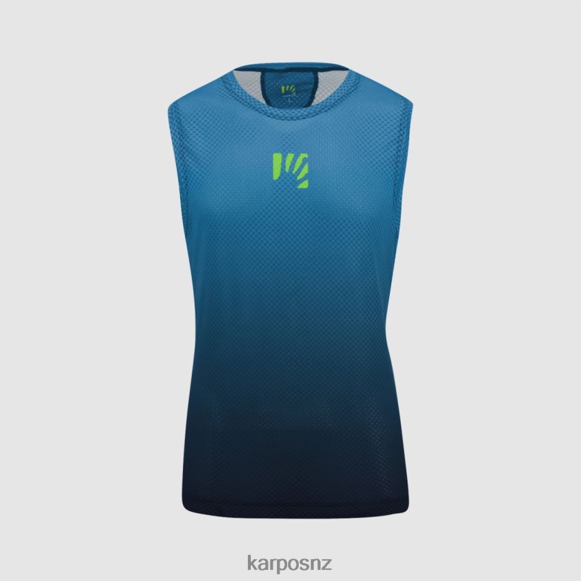 T-Shirt| BLACK/INDIGO B. 0848P8387 Karpos VERVE MESH SLEEVELESS Men