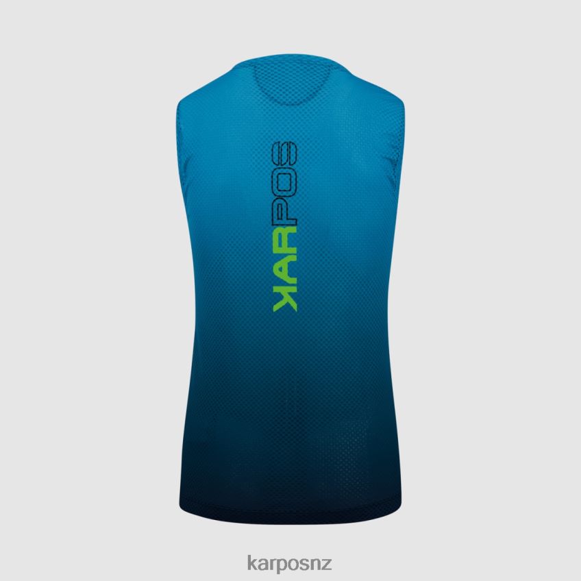 T-Shirt| BLACK/INDIGO B. 0848P8387 Karpos VERVE MESH SLEEVELESS Men