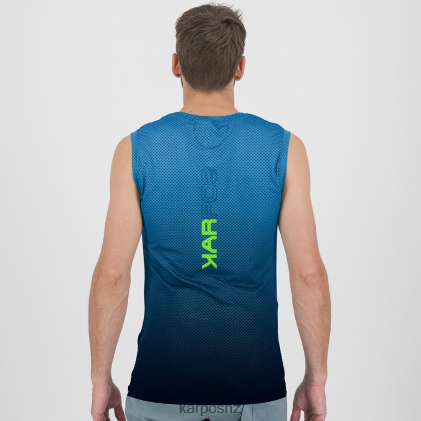 T-Shirt| BLACK/INDIGO B. 0848P8387 Karpos VERVE MESH SLEEVELESS Men