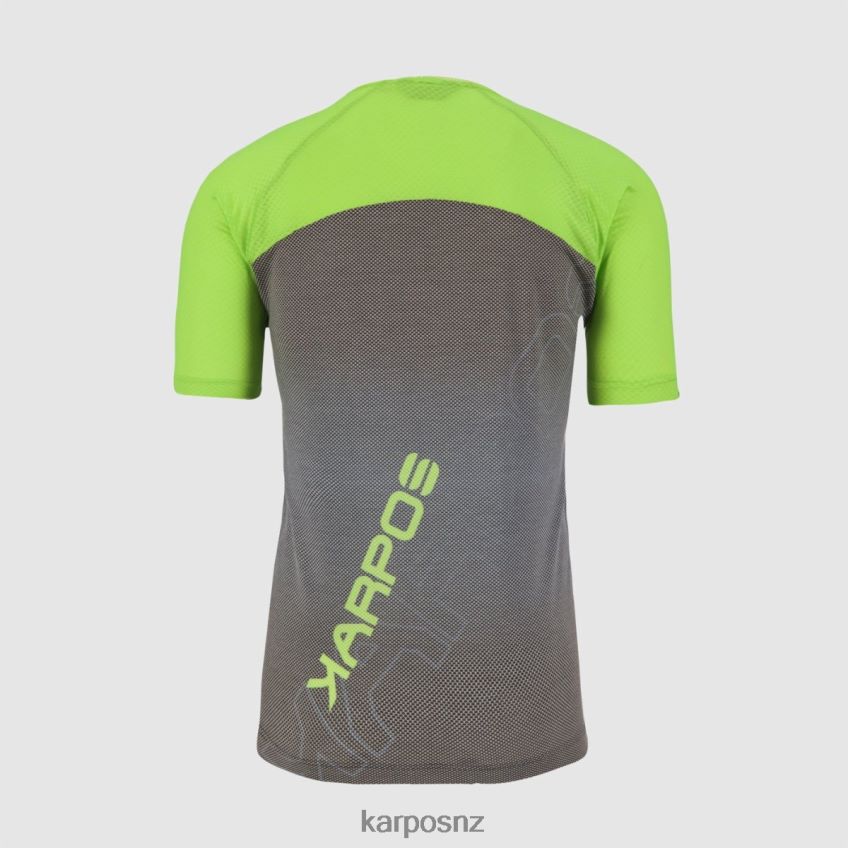 T-Shirt| BLACK/JASMINE GREEN 0848P8338 Karpos MOVED EVO JERSEY Men