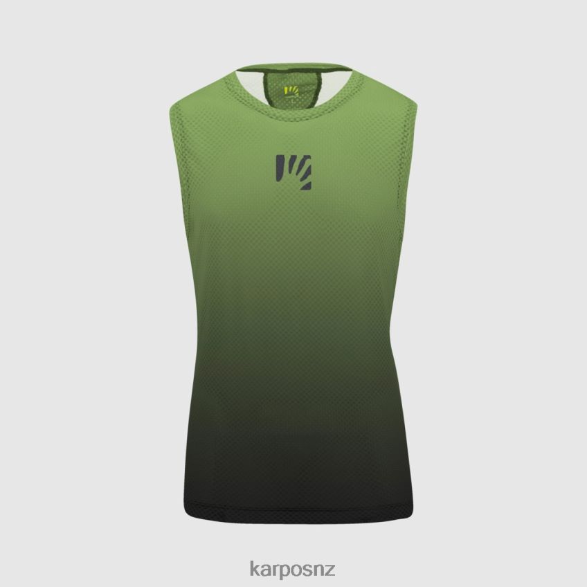 T-Shirt| BLACK/JASMINE GREEN 0848P8386 Karpos VERVE MESH SLEEVELESS Men