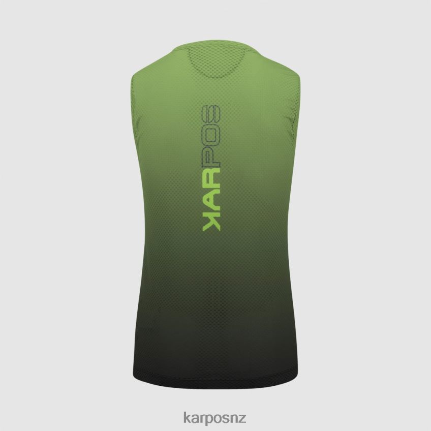 T-Shirt| BLACK/JASMINE GREEN 0848P8386 Karpos VERVE MESH SLEEVELESS Men