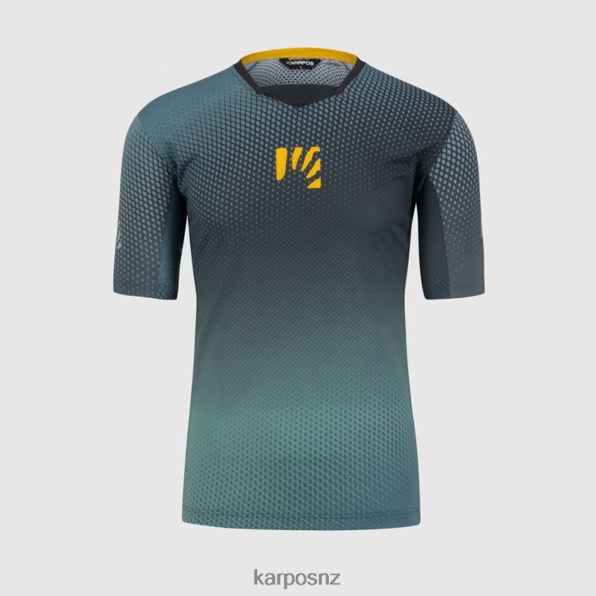 T-Shirt| BLACK/NORTH ATLANTIC/LEMON CUR 0848P8333 Karpos VAL DI DENTRO TEE Men