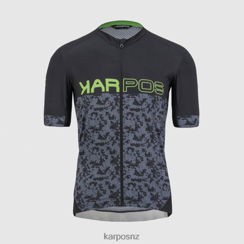 T-Shirt| BLACK/OMBRE BLUE/GREEN FLUO 0848P8308 Karpos JUMP JERSEY Men