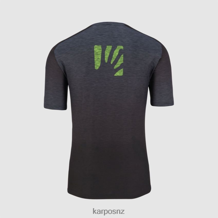 T-Shirt| BLACK/OMBRE BLUE/JASMINE GREEN 0848P8355 Karpos PRATO PIAZZA JERSEY Men