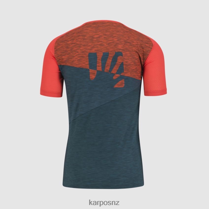 T-Shirt| DARK SEA/PAPRIKA/BALSAM 0848P8359 Karpos CRODA ROSSA JERSEY Men