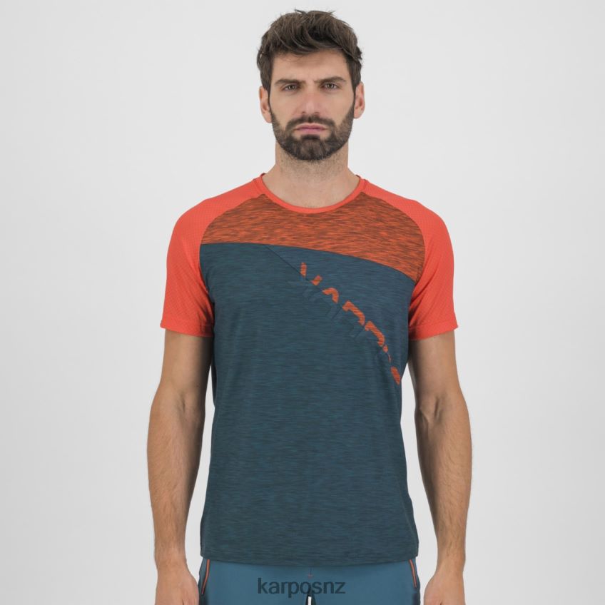 T-Shirt| DARK SEA/PAPRIKA/BALSAM 0848P8359 Karpos CRODA ROSSA JERSEY Men