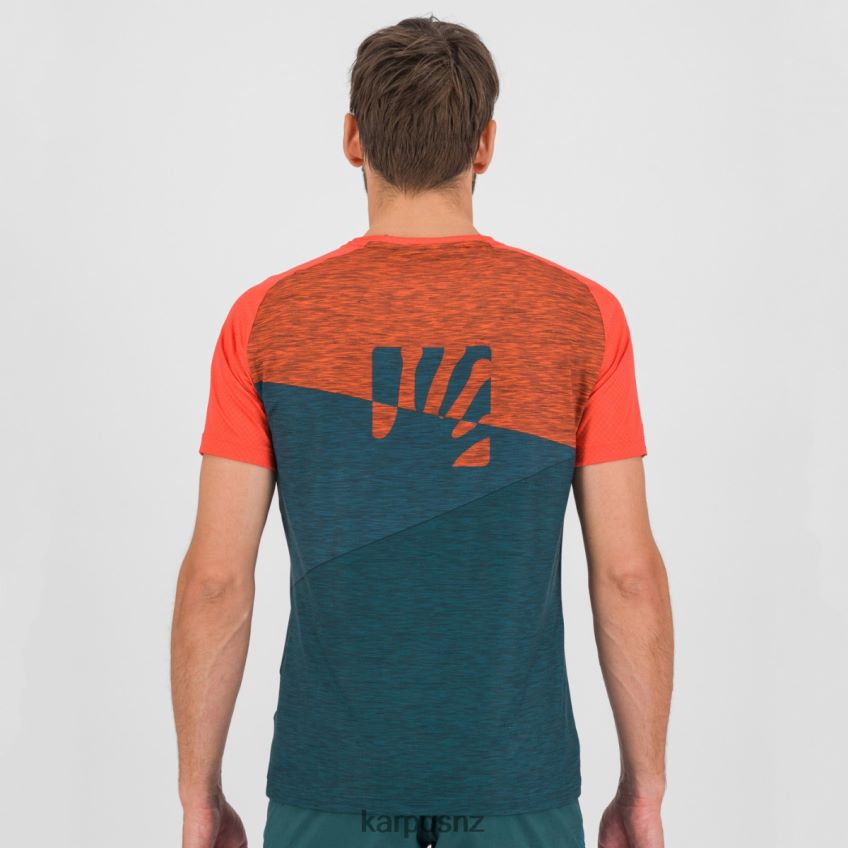 T-Shirt| DARK SEA/PAPRIKA/BALSAM 0848P8359 Karpos CRODA ROSSA JERSEY Men