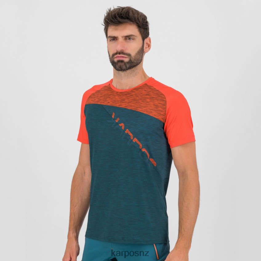 T-Shirt| DARK SEA/PAPRIKA/BALSAM 0848P8359 Karpos CRODA ROSSA JERSEY Men