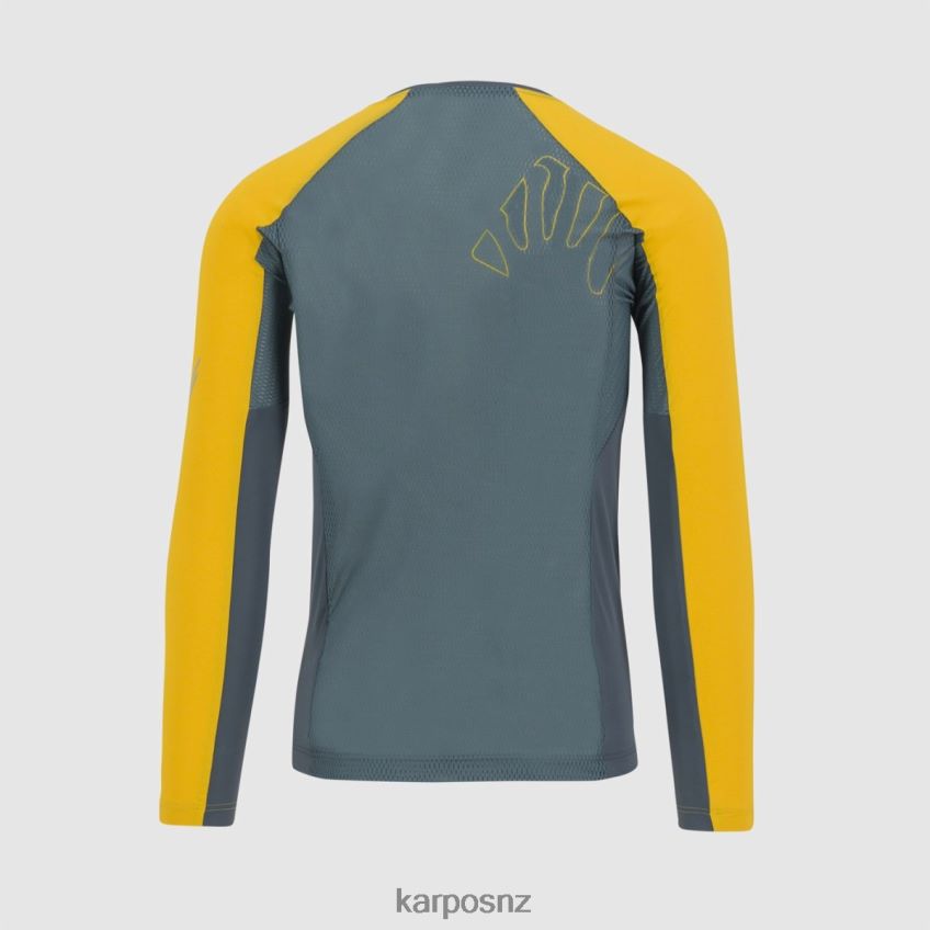 T-Shirt| DARK SLATE/LEMON CURRY 0848P8327 Karpos LAVAREDO JERSEY LS Men