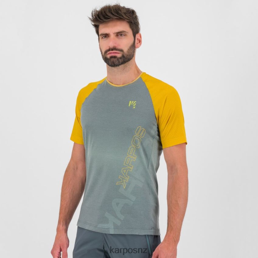 T-Shirt| DARK SLATE/LEMON CURRY 0848P8336 Karpos MOVED EVO JERSEY Men