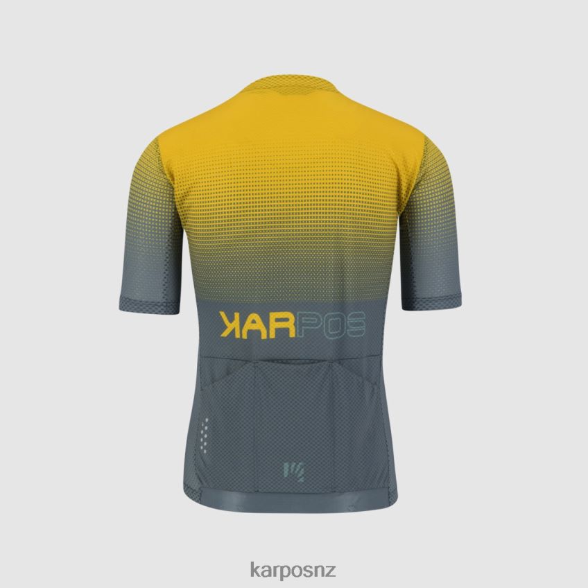 T-Shirt| DARK SLATE/LEMON CURRY/NORTH A 0848P8319 Karpos VAL VIOLA JERSEY Men