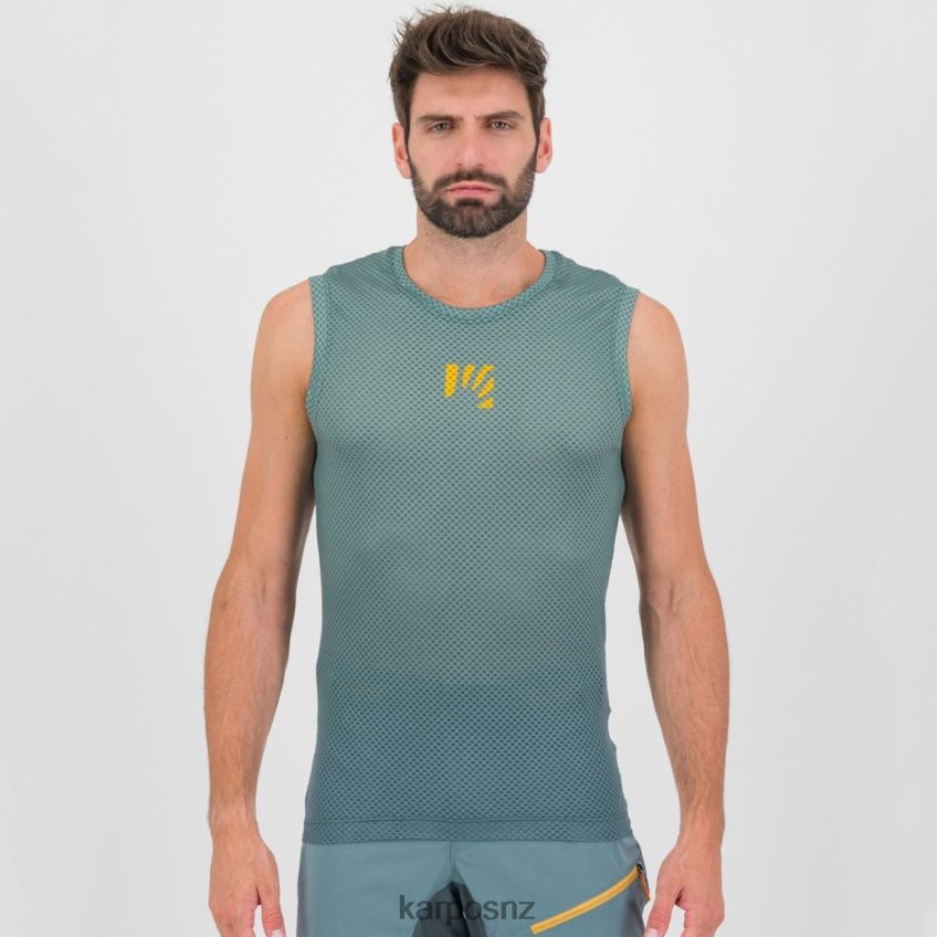 T-Shirt| DARK SLATE/NORTH ATLANTIC 0848P8385 Karpos VERVE MESH SLEEVELESS Men