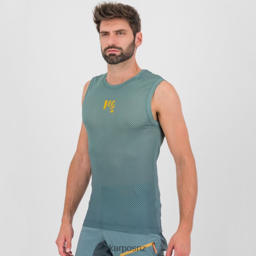 T-Shirt| DARK SLATE/NORTH ATLANTIC 0848P8385 Karpos VERVE MESH SLEEVELESS Men