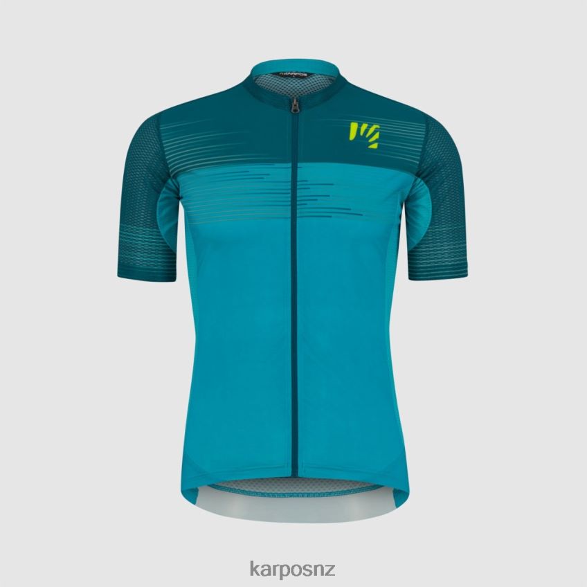 T-Shirt| EMENAL B/REFL.POND/YELLO FLUO 0848P8317 Karpos GREEN FIRE JERSEY Men