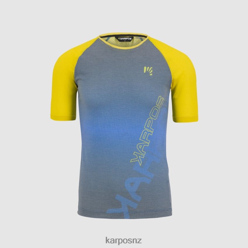 T-Shirt| INDIGO BUNTING/HIGH VISIBILITY 0848P8339 Karpos MOVED EVO JERSEY Men
