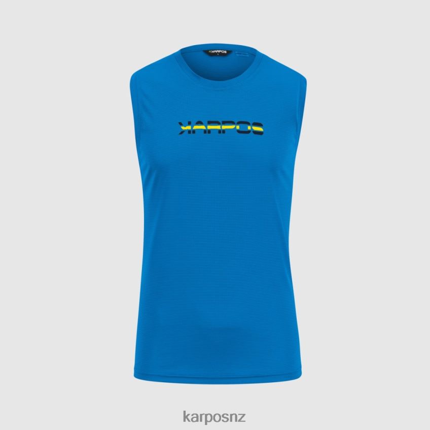 T-Shirt| INDIGO BUNTING/HIGH VISIBILITY 0848P8440 Karpos LOMA TANK Men