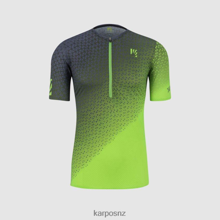 T-Shirt| JASMINE GREEN/OMBRE BLUE 0848P8323 Karpos LAVAREDO ULTRA TECH JERSEY Men