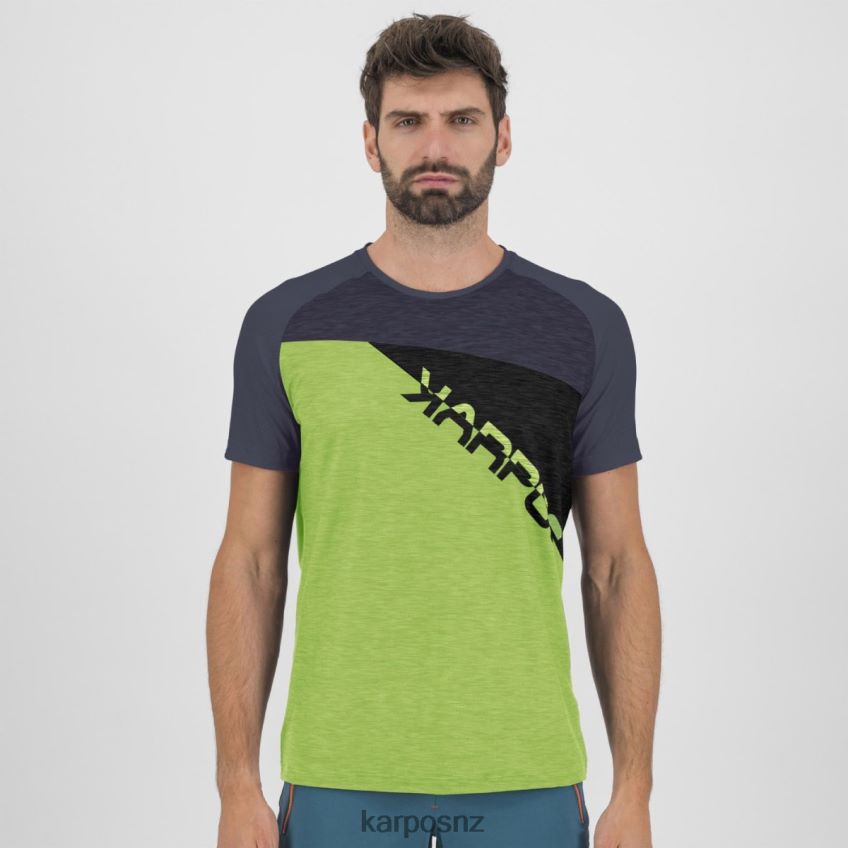 T-Shirt| JASMINE GREEN/OMBRE BLUE/BLACK 0848P8363 Karpos CRODA ROSSA JERSEY Men