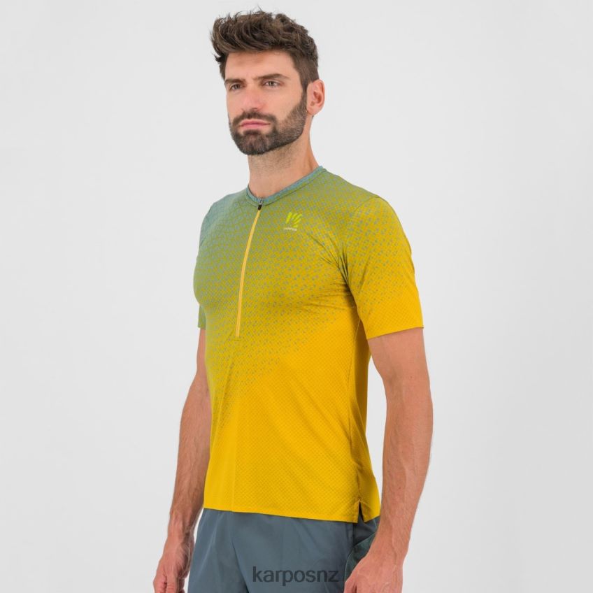 T-Shirt| LEMON CURRY/DARK SLATE 0848P8324 Karpos LAVAREDO ULTRA TECH JERSEY Men