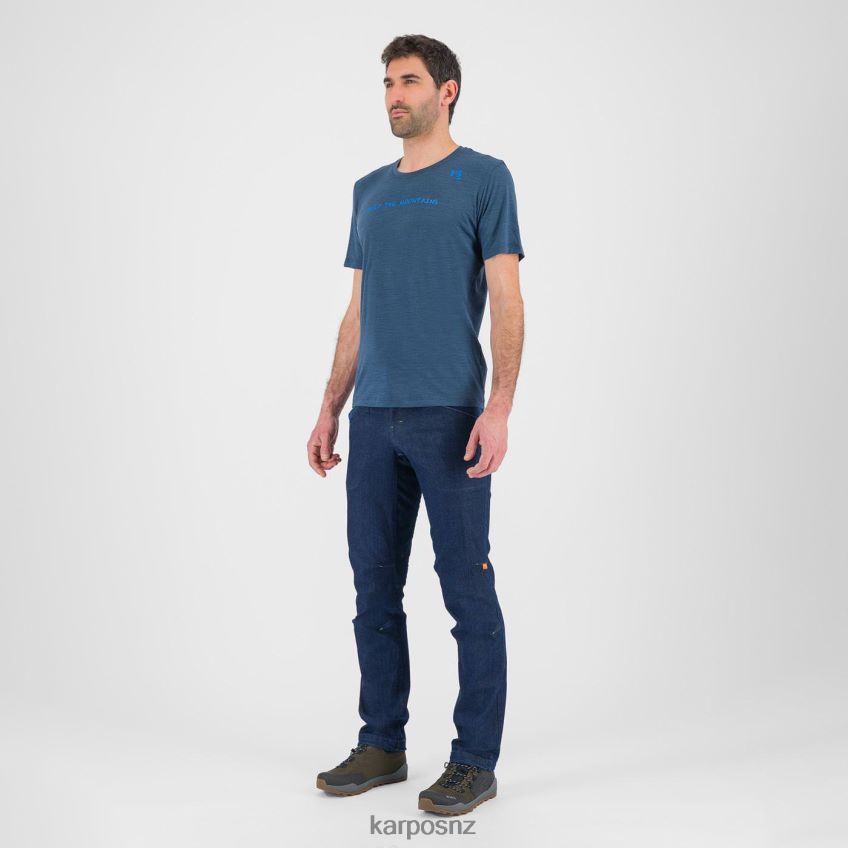 T-Shirt| MIDNIGHT/DIVA BLUE 0848P8331 Karpos VANOI MERINO T-SHIRT Men