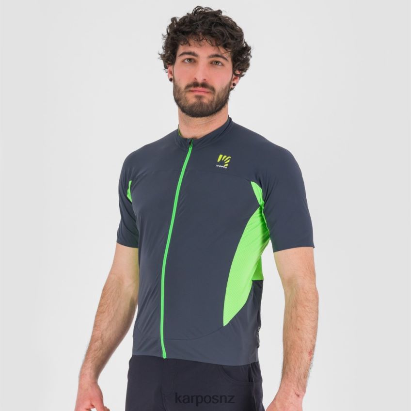T-Shirt| OMBRE BLUE/GREEN FLUO 0848P8309 Karpos PRALONGIA JERSEY Men