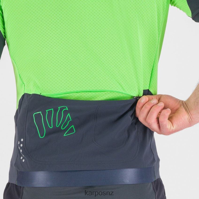 T-Shirt| OMBRE BLUE/GREEN FLUO 0848P8309 Karpos PRALONGIA JERSEY Men
