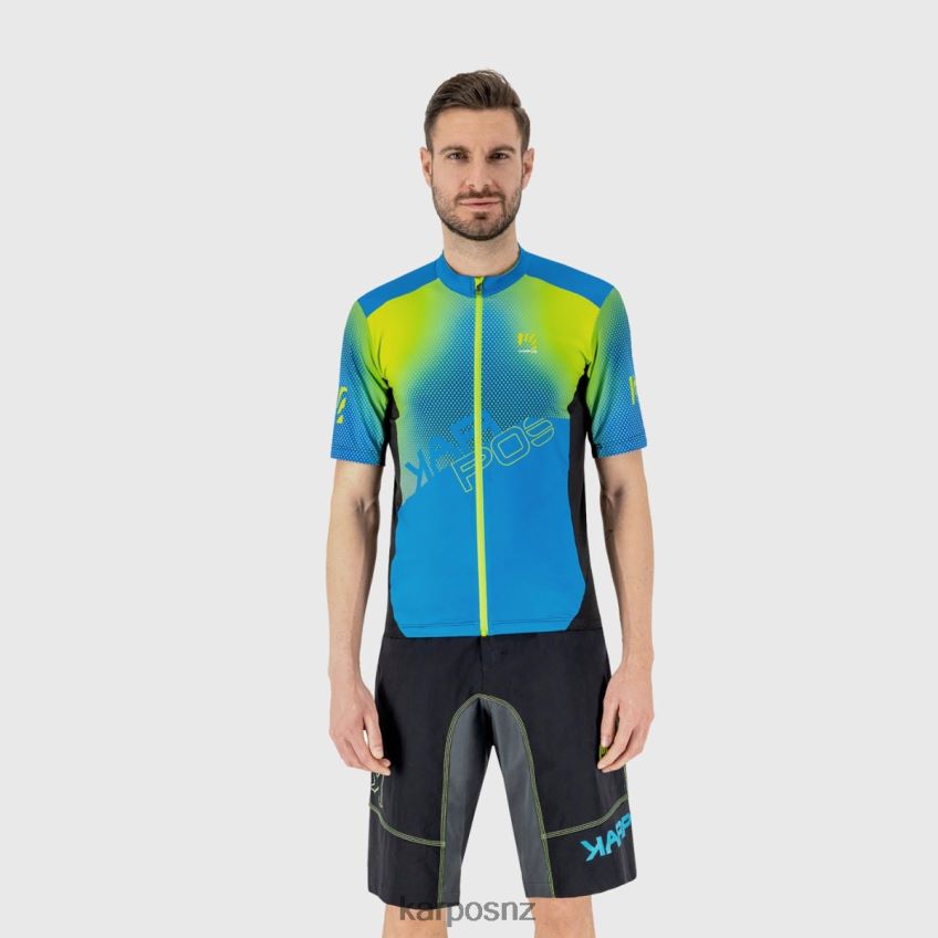 T-Shirt| PRINT 1 INDIGO B./BLACK/GREEN 0848P8304 Karpos JUMP JERSEY Men