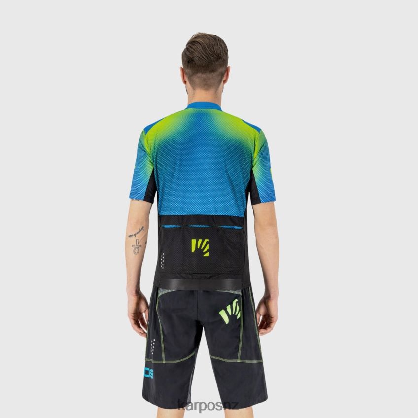 T-Shirt| PRINT 1 INDIGO B./BLACK/GREEN 0848P8304 Karpos JUMP JERSEY Men